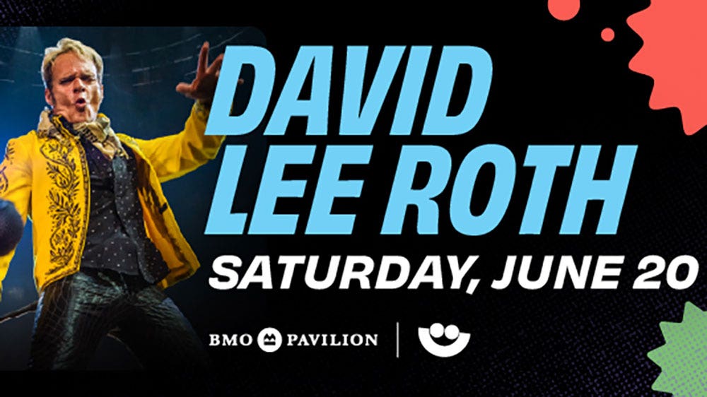 Summerfest 2026: David Lee Roth to rock BMO Pavilion on June 20