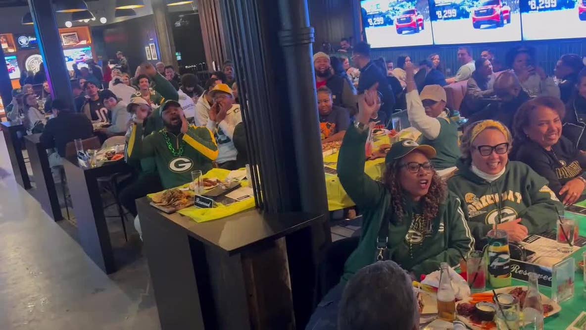 Green Bay Packers fans relish victory over Chicago Bears