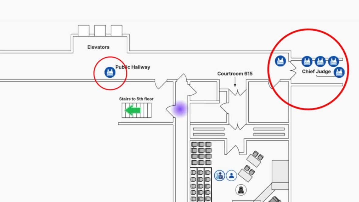 Milwaukee County Judge Dugan trial: Impact of staircase on the trial