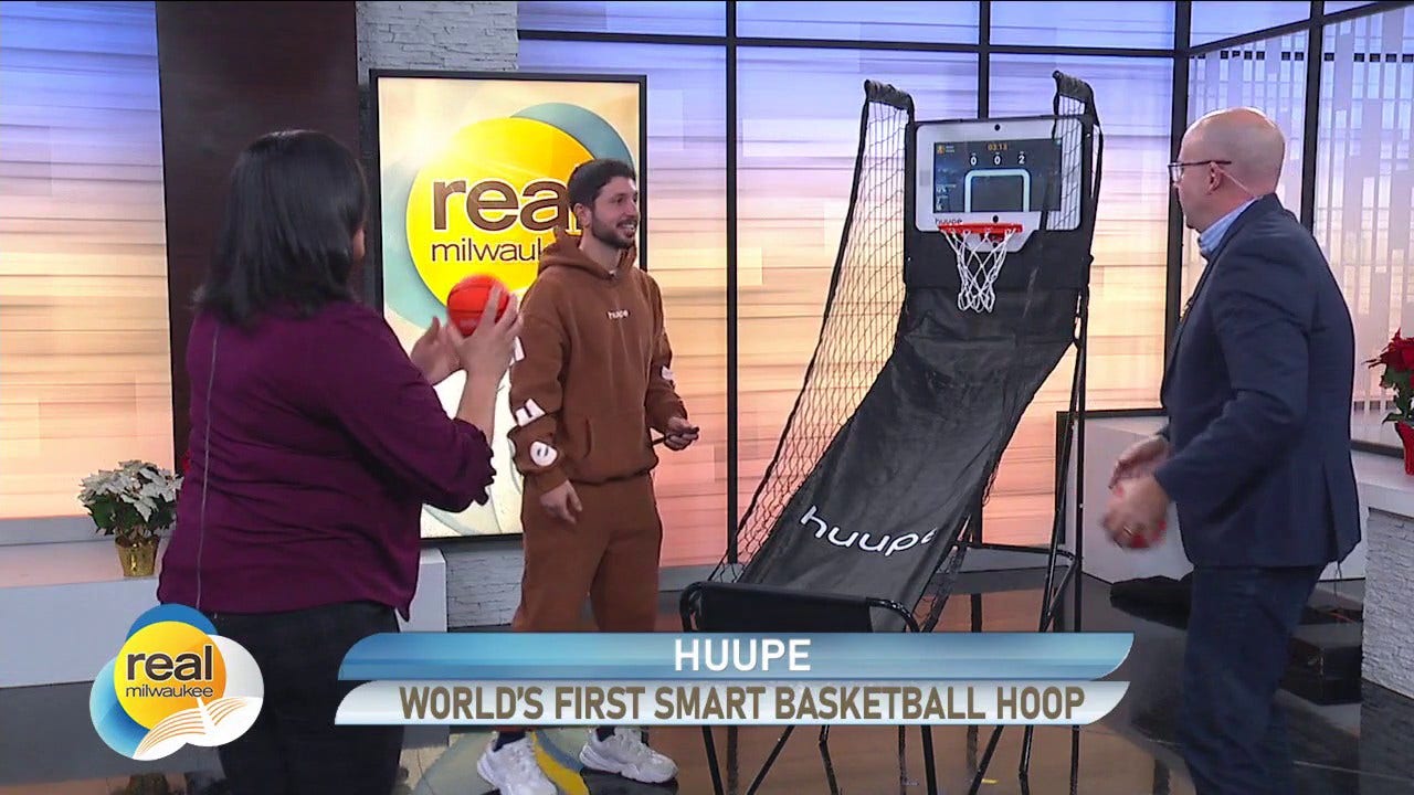 huupe: The world's first smart TV basketball hoop | FOX6 Milwaukee