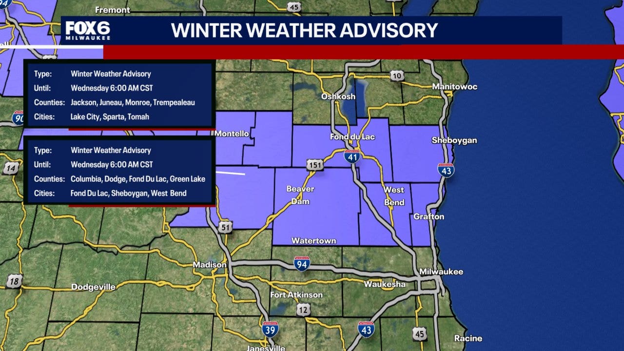 Winter weather advisory for southeast Wisconsin; what you need to know