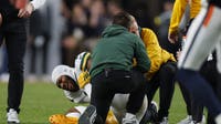 Packers pass rusher Micah Parsons injures left knee