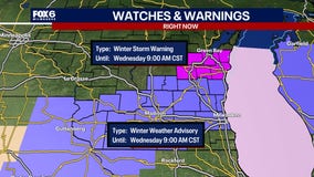 Wisconsin winter weather advisory Tuesday into Wednesday morning
