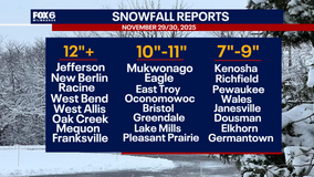 Wisconsin snowfall totals: Winter storm on Saturday-Sunday, Nov. 29-30