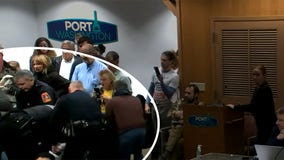 Port Washington data center; 3 arrested after 'disturbance' at meeting