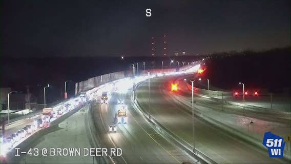 Milwaukee County I-43 shutdown after battery-hauling semi fire