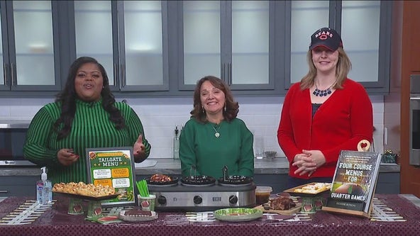 NFL-themed dishes and menu items by Chef Julianne Butschli