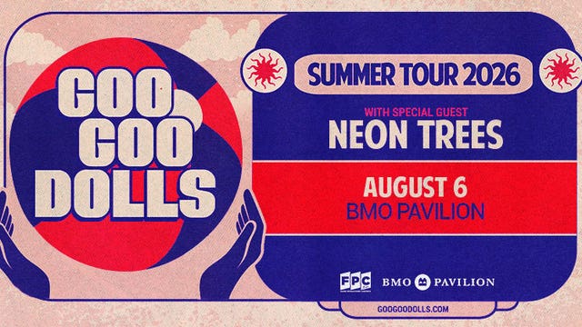 Goo Goo Dolls with Neon Trees concert set for Aug. 6 at BMO Pavilion