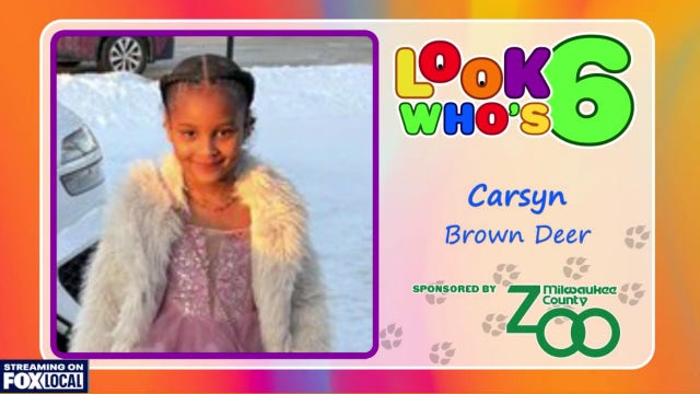 Look who's 6 on Dec. 28, 2025