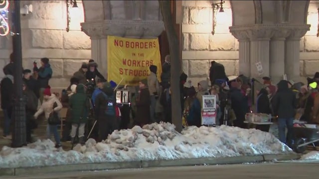 Milwaukee County Judge Dugan trial: Supporters rally outside court