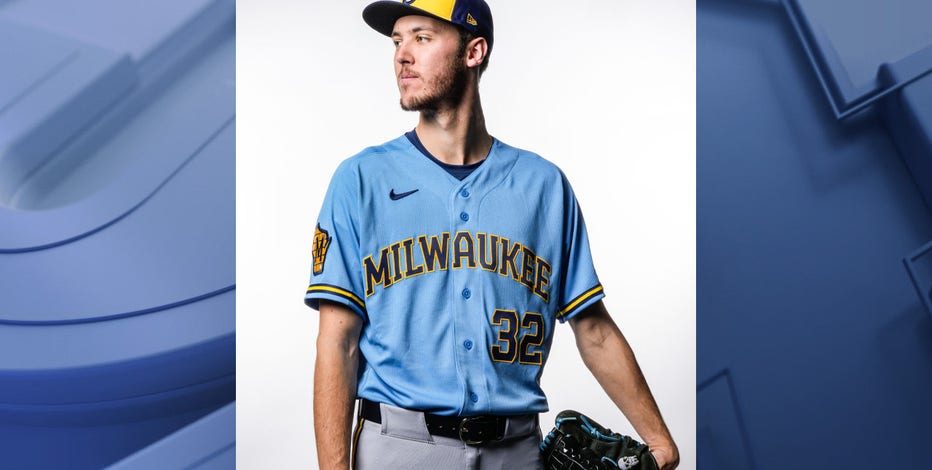 Milwaukee Brewers unveil new powder blue road jersey