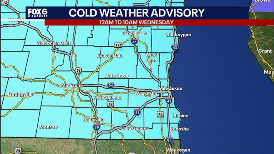 Cold Weather Advisory For Wisconsin