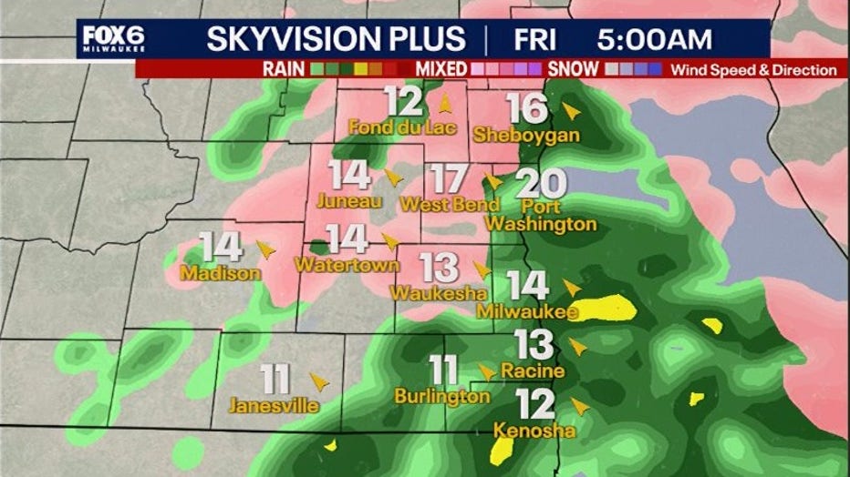 Freezing Rain Possible Friday Morning