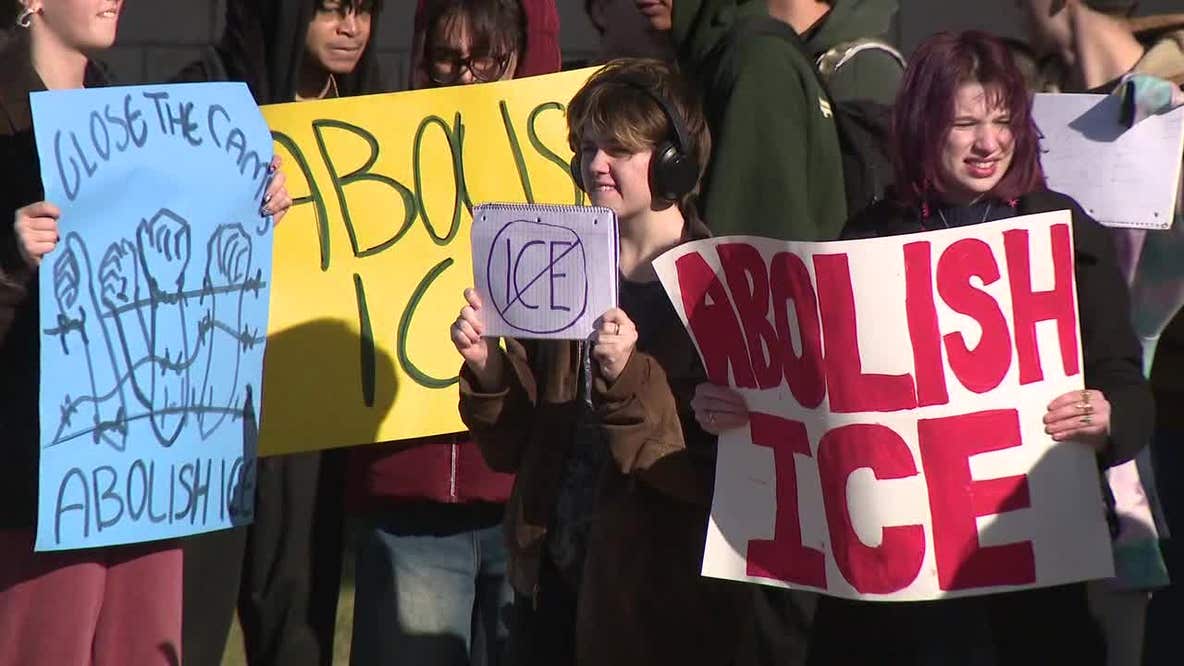 Wauwatosa East students walk out amid national protests over ICE enforcement