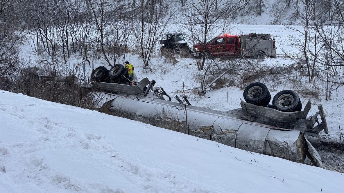Wisconsin milk tanker crash; driver injured, dairy spilled