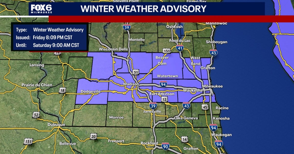 Wisconsin winter weather advisory Friday into Saturday; here's what to expect