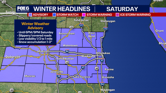 Wisconsin winter weather: More snow on the way Saturday