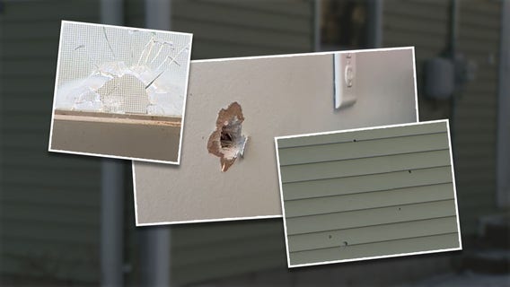 Milwaukee home riddled with bullet holes after New Year's gunfire