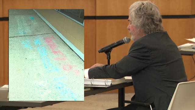 Post Office chalk case: Muskego man fights $565 fine, cites free speech