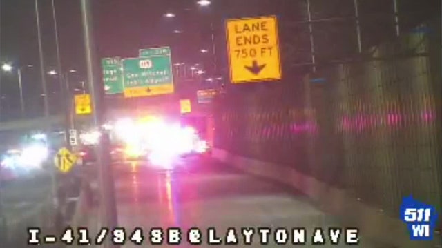 Milwaukee County I-94 closure due to semi-trailer fire; no injuries reported