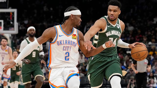 Thunder roll past Bucks 122-102; Gilgeous-Alexander scores 40 points