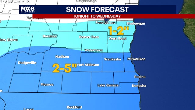 Winter weather advisory issued for parts of southeast Wisconsin