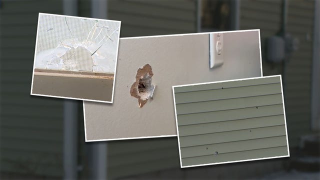 Milwaukee home riddled with bullet holes after New Year's gunfire