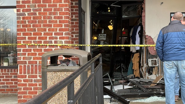 Vehicle crashes into Stone Creek Coffee shop in Delafield, no injuries