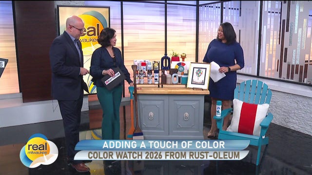 Adding a touch of color; Rust-Oleum Color Watch 2026