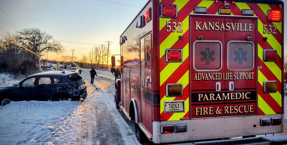 Town of Brighton 3-vehicle crash on State Highway 142; 1 person hurt