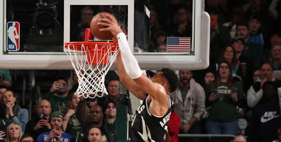 Bucks beat Hornets, Giannis Antetokounmpo sets NBA record