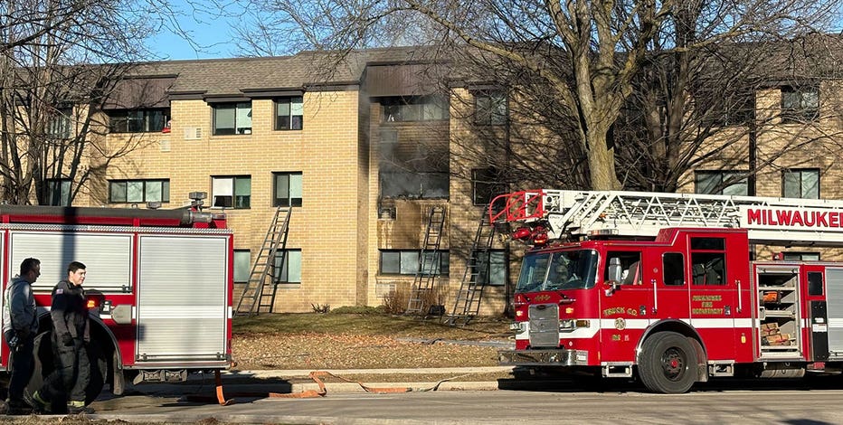 Milwaukee apartment fire; police investigate arson, dozens displaced