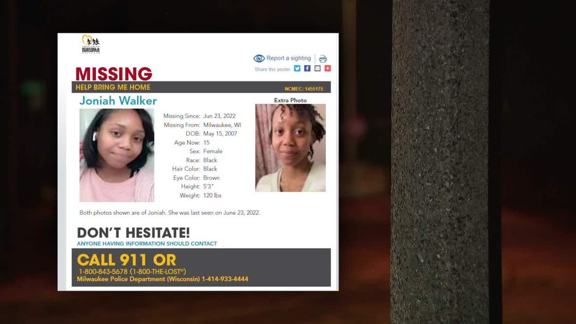 Joniah Walker found safe, Milwaukee girl went missing in 2022