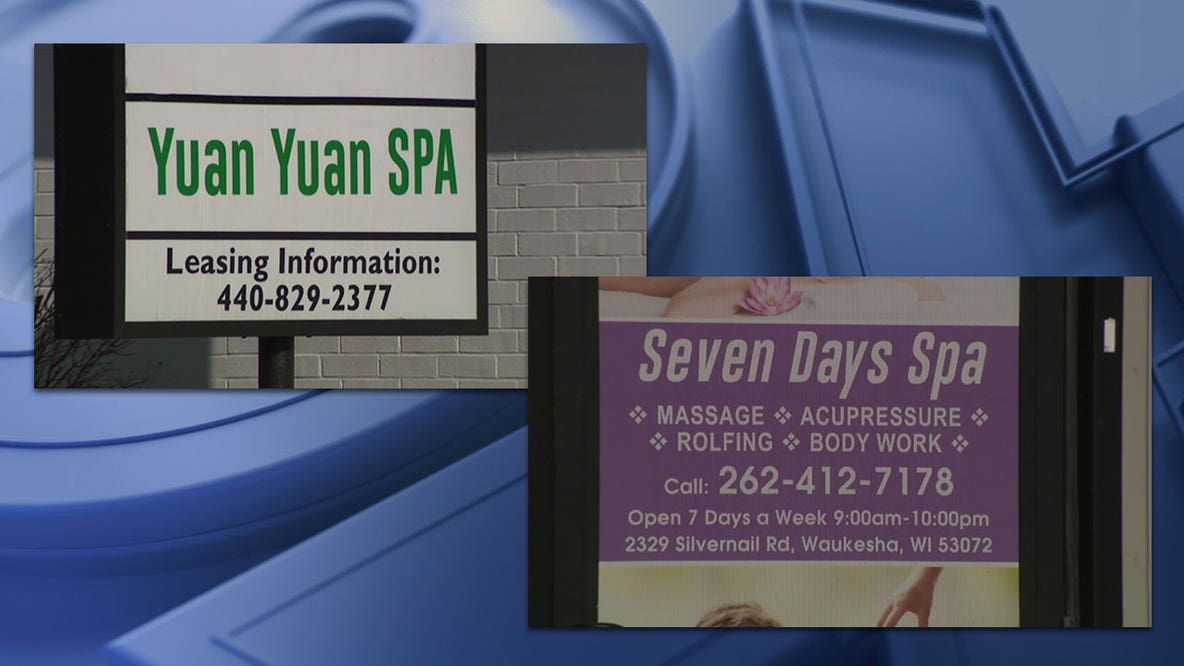 Waukesha prostitution, money laundering ring; 2 spas shut down