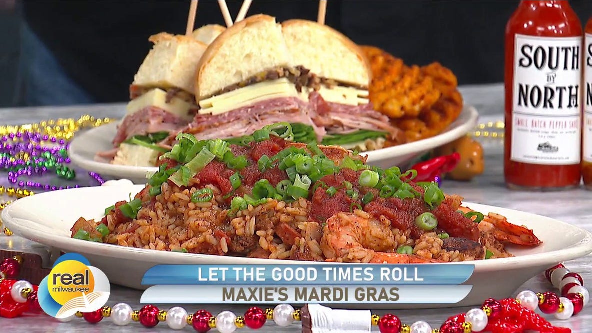 Let the good times roll! Maxie's Mardi Gras party