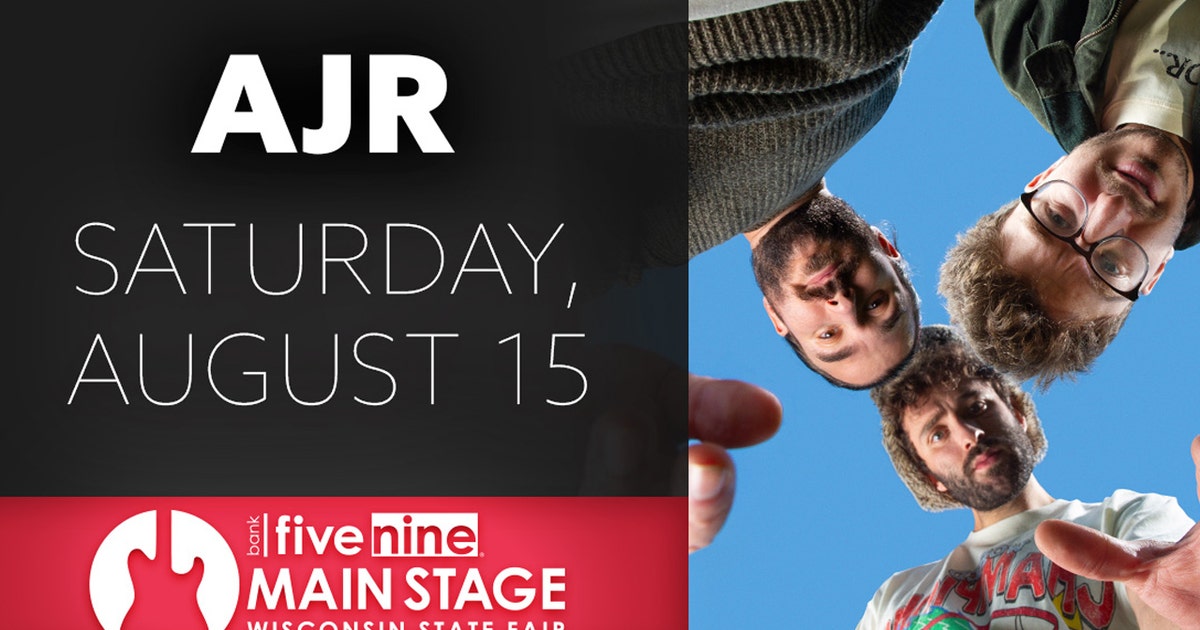 Wisconsin State Fair: AJR takes Main Stage on Aug. 15