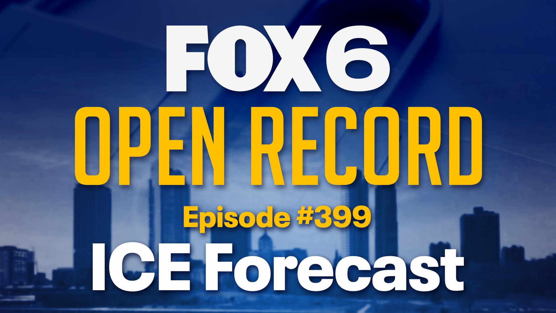 Open Record: ICE Forecast