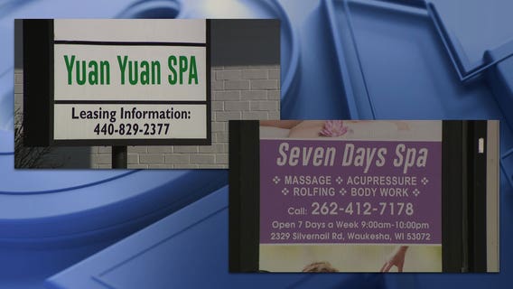 Waukesha prostitution, money laundering ring; 2 spas shut down