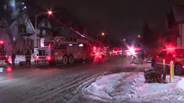 Milwaukee house fire, 35th and Garfield; 1 hospitalized