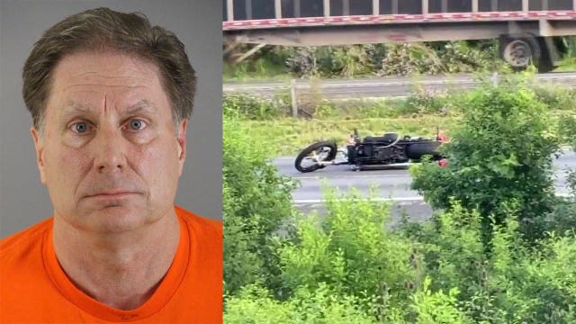 Fatal hit-and-run crash involving motorcyclist; Delafield man charged