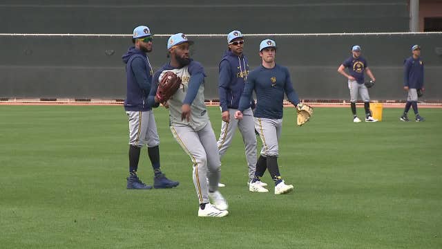 New Brewers arrivals in Phoenix settle in, fight for roster spots