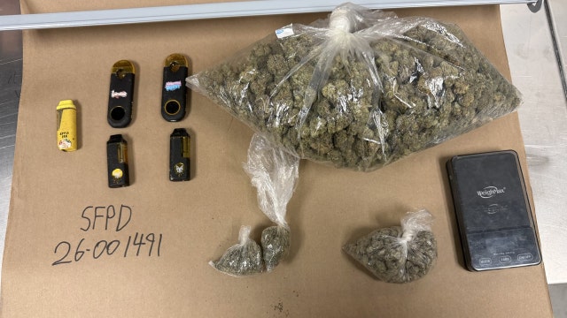 St. Francis traffic stop; marijuana found, 2 people taken into custody