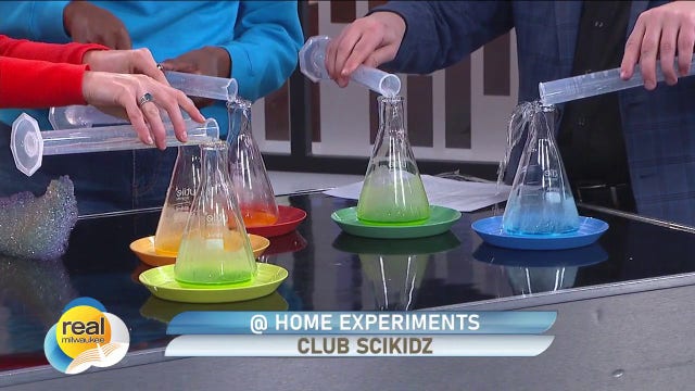Foamy at-home experiments from Club SciKidz