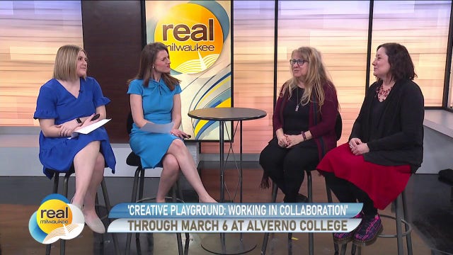 'Creative Playground: Working in Collaboration' exhibit at Alverno College through March 6