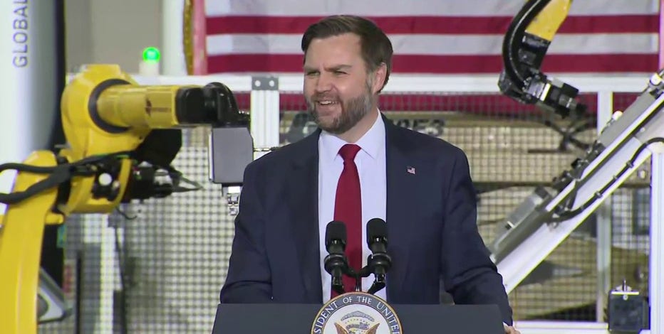 Vice President JD Vance visits Plover machining facility