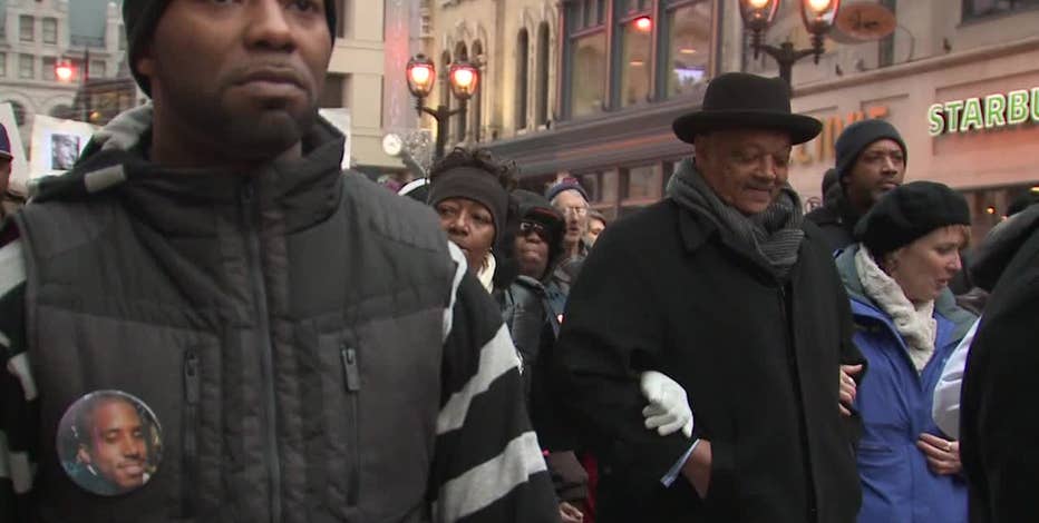 Jesse Jackson remembered by Dontre Hamilton's family in fight for justice