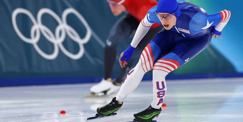 Jordan Stolz gets silver in 1500m speedskating at 2026 Winter Olympics