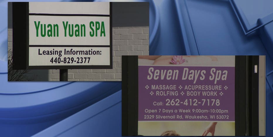 Waukesha prostitution, money laundering ring; 2 spas shut down