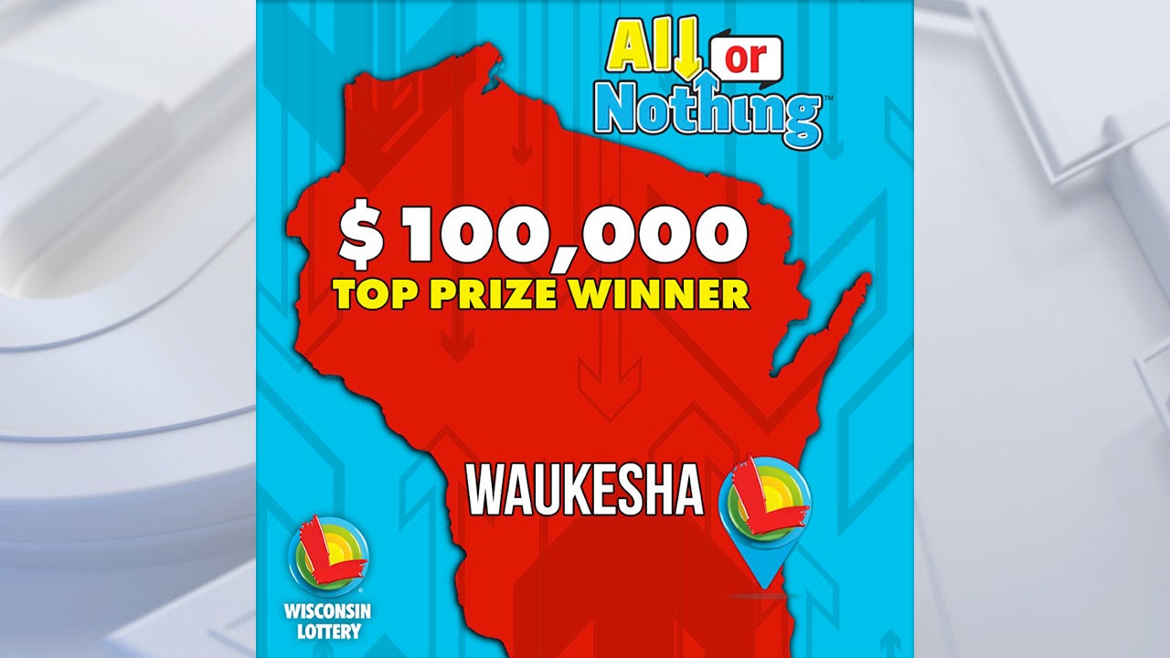 $100,000 All or Nothing jackpot win in Waukesha on Friday the 13th