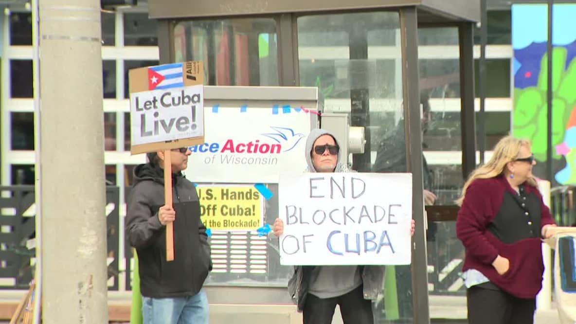 Milwaukee "Hands Off Cuba" rally demands end to U.S. tariffs